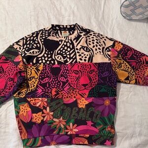 FARM Rio Multicolor Animal Print Sweatshirt